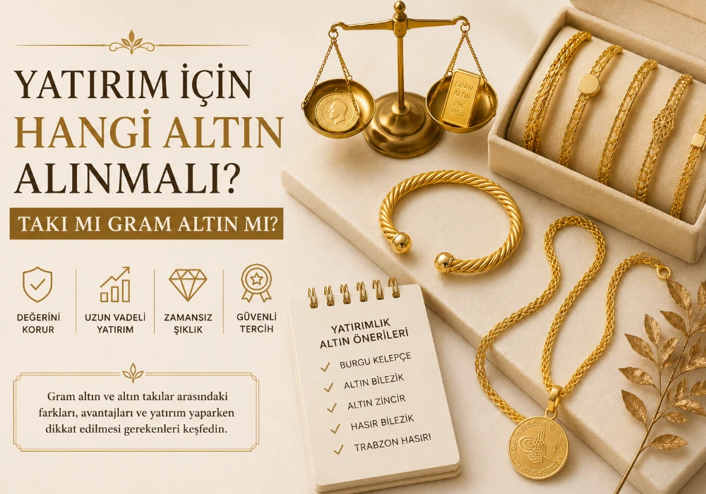 Yatırım İçin Hangi Altın Alınmalı? Takı mı Gram Altın mı?